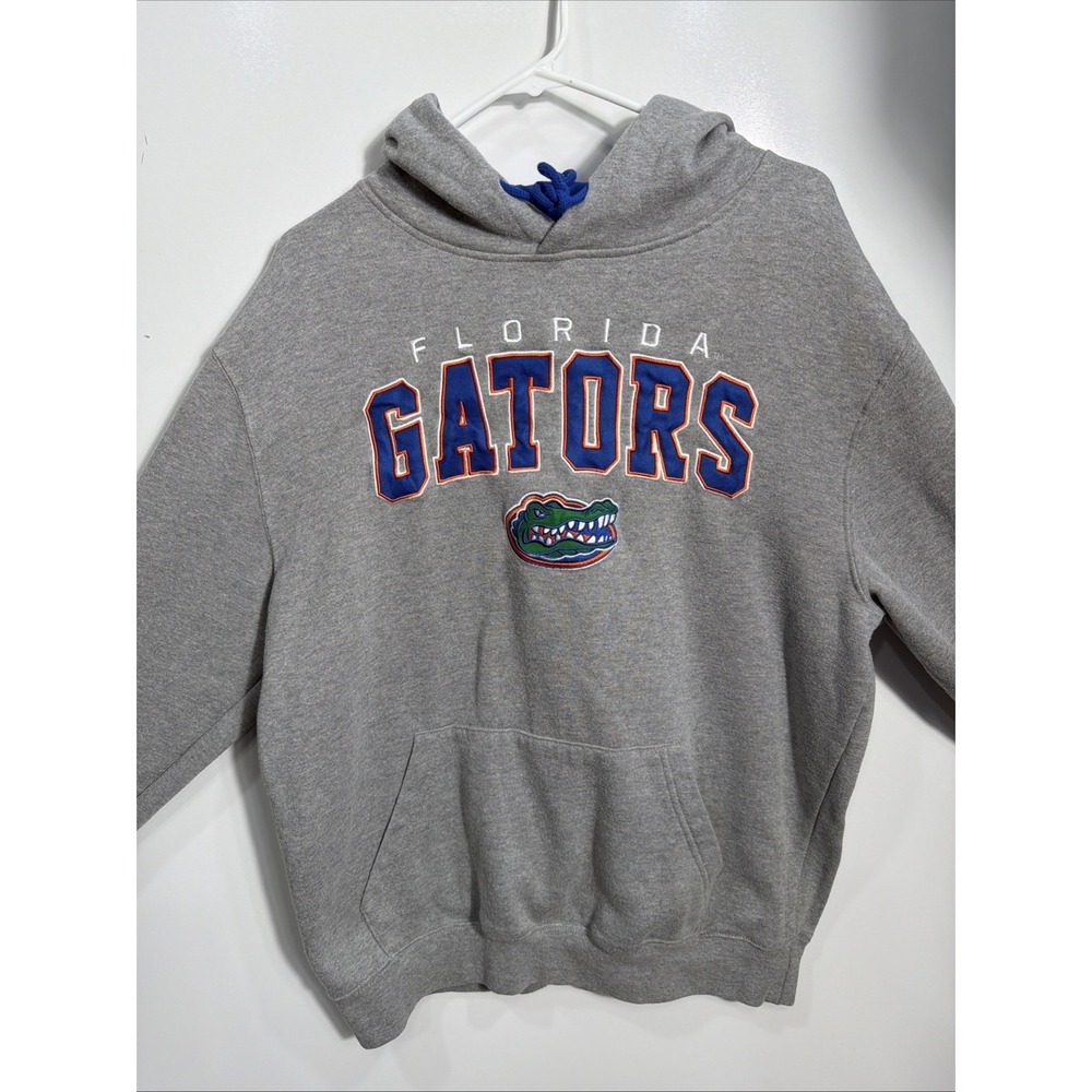 Colosseum Florida Gators Hooded Pullover Sweatshirt Hoodie Mens Large L Gray
